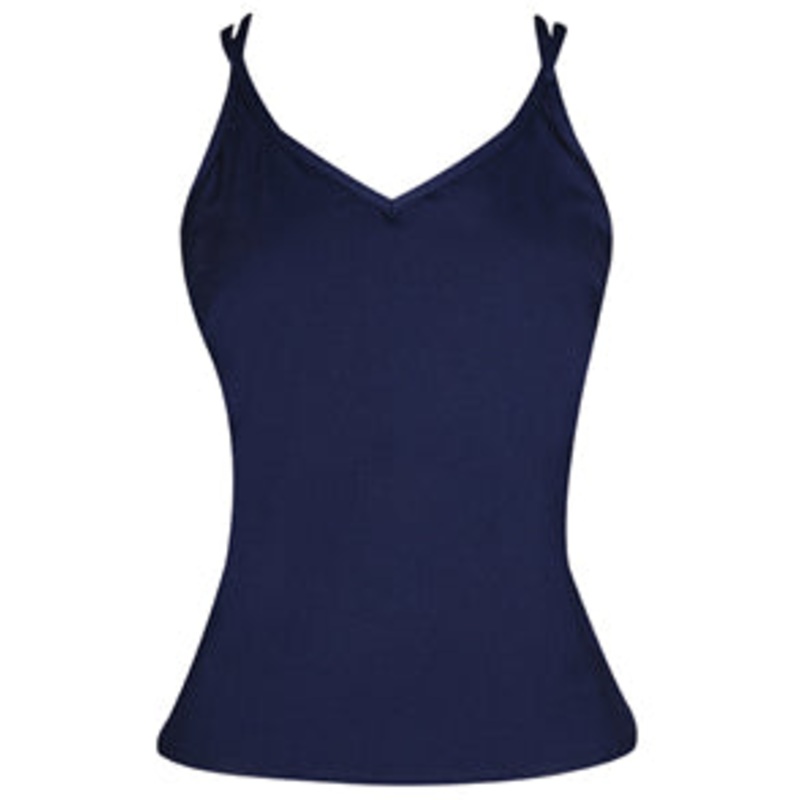 TYR Fitness Solid Double Strap Tankini