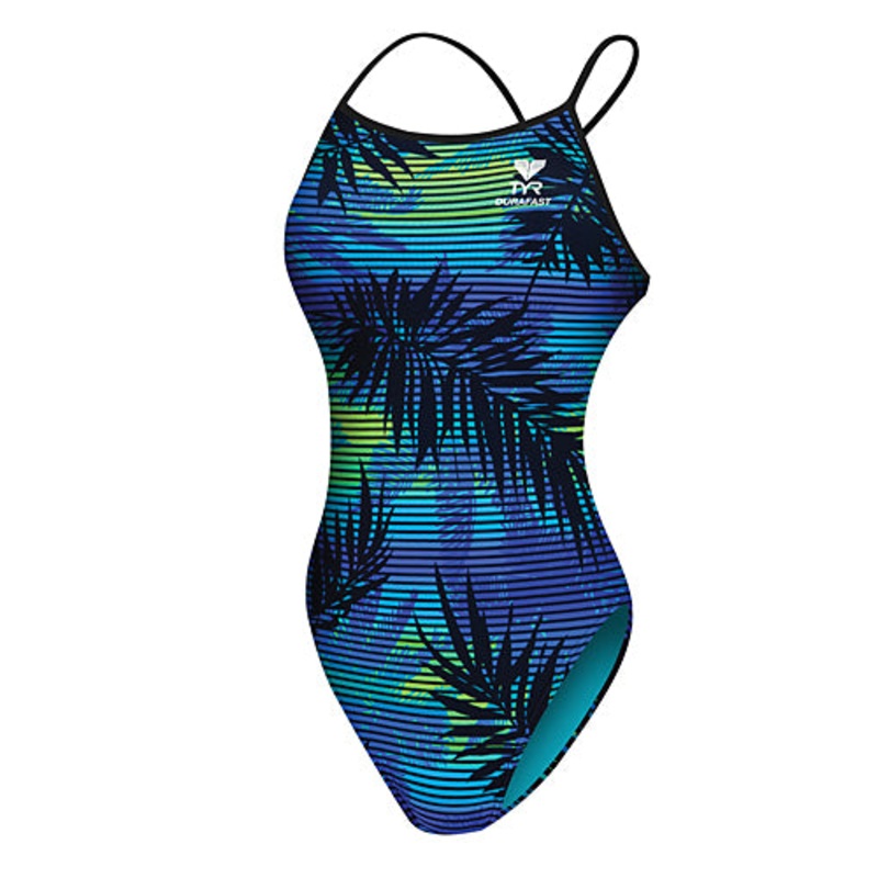 TYR Girls' Paradise Stretch Thin-X Back Swimsuit - Youth