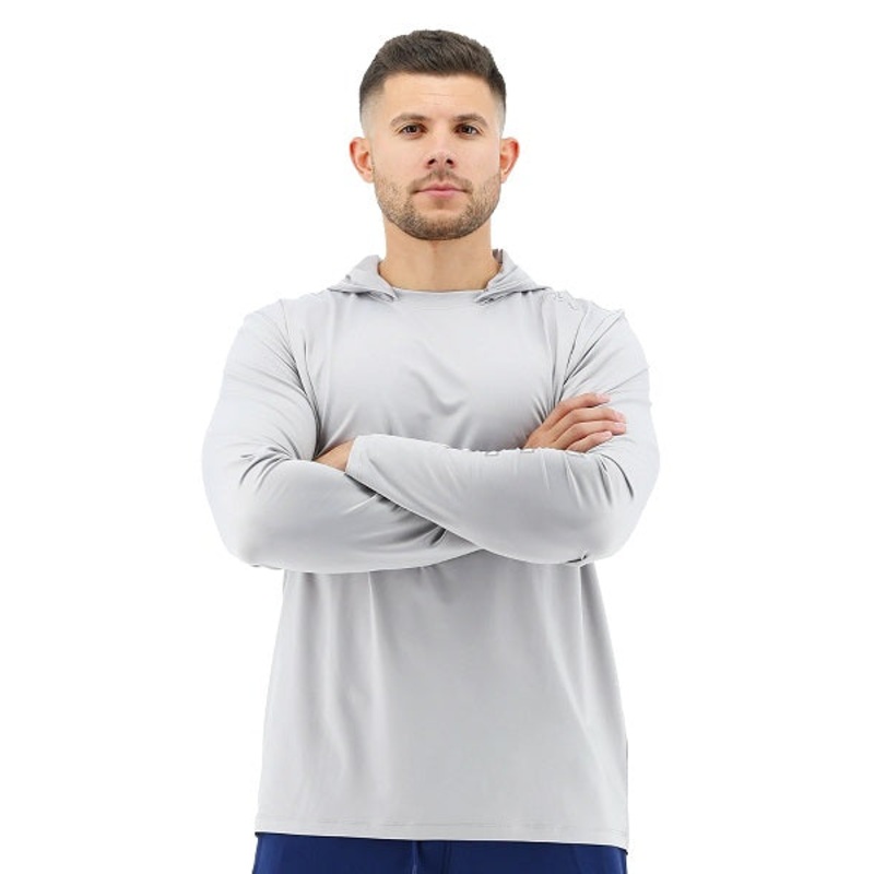 TYR Mens Sun Defense Hooded Shirt