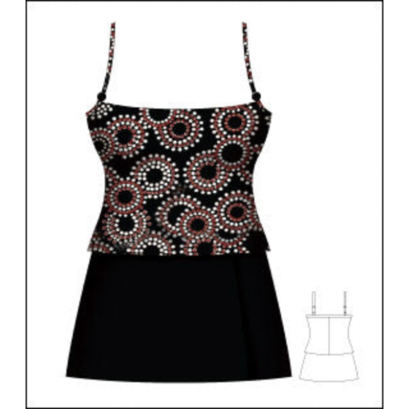 Christina Plus Size New Infinity 2pc Skirtini