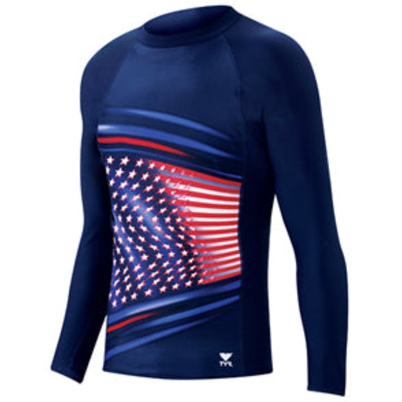 TYR American Ace Male Rashguard