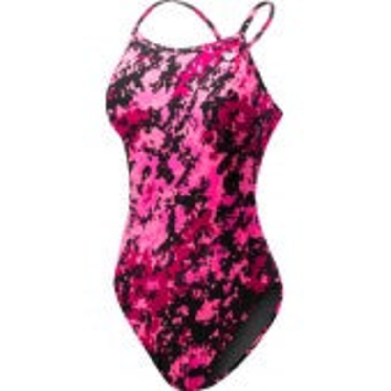 Women's TYR Pink Digi Camo Crosscutfit Swimsuit