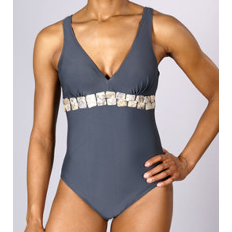 Christina Panama Shell 1pc V Neck