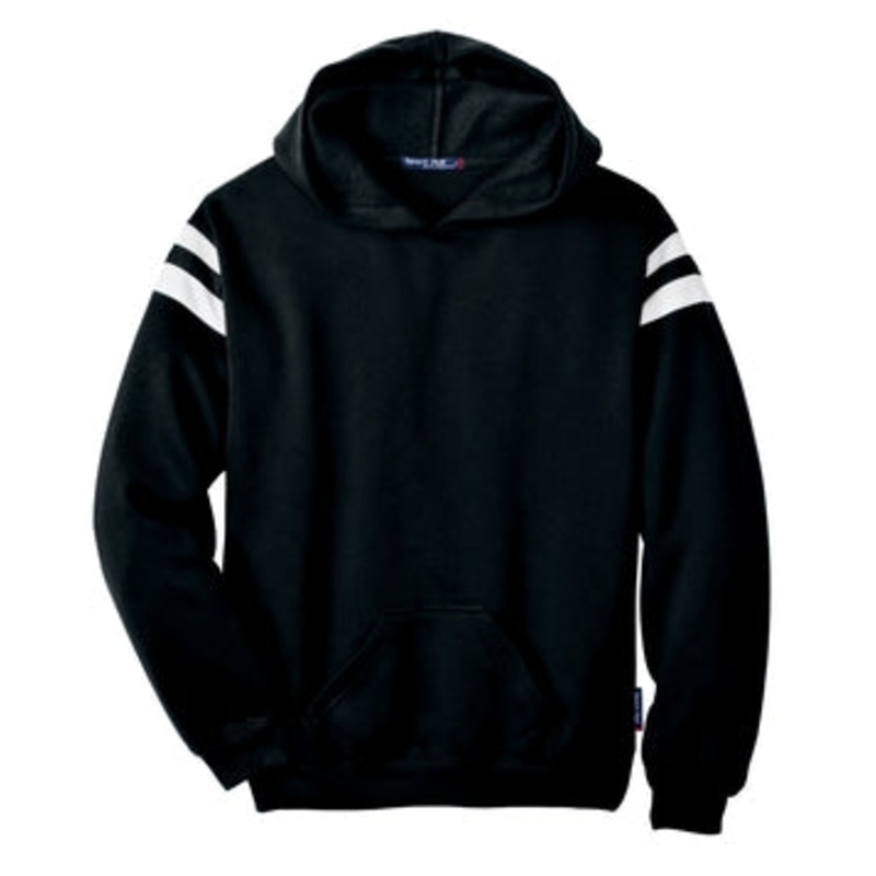 NEW  Sport-Tek - Youth Pullover Hooded Sweatshirt with Mesh Arm Stripe.  Y261