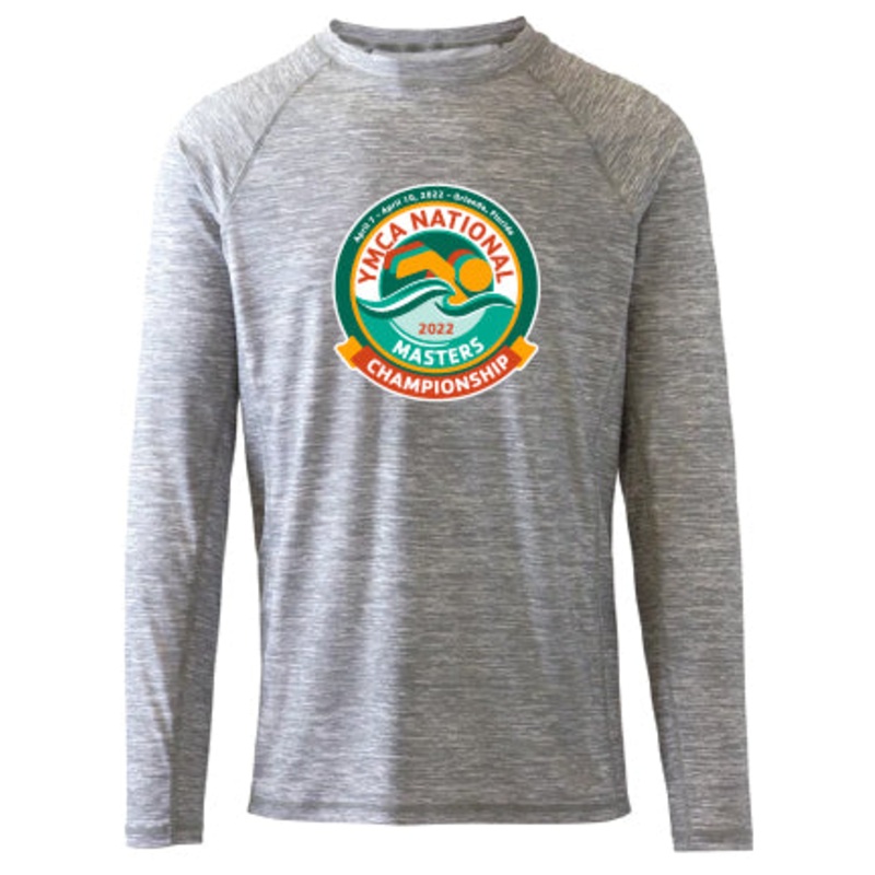YMCA National Masters - Long Sleeve Tee Centered Logo