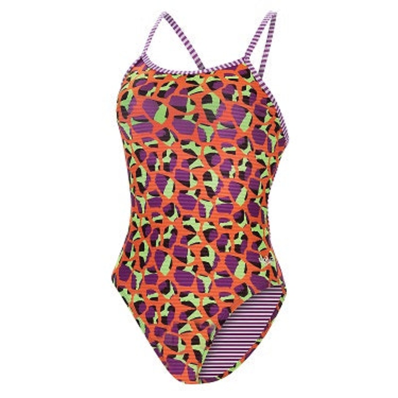 DOLFIN Uglies Women's Jumping Giraffe String Back One Piece Suit