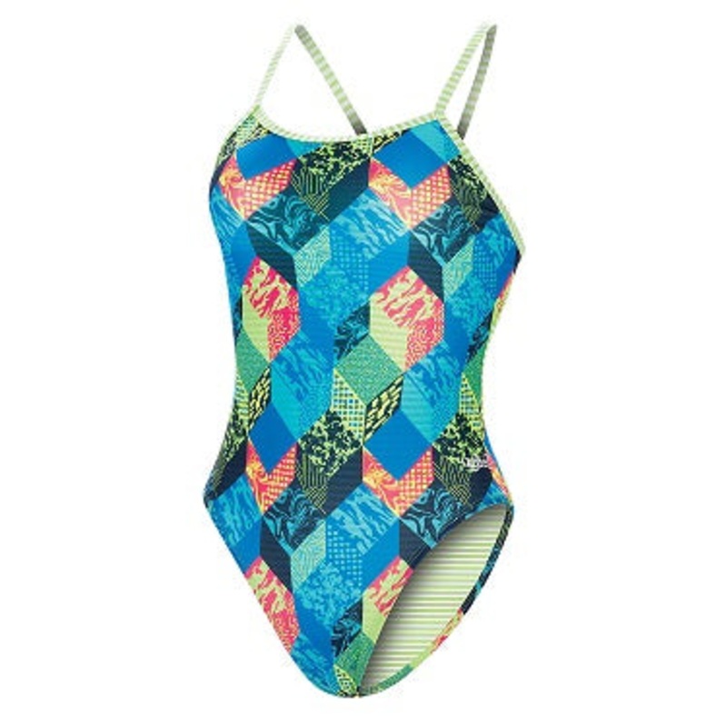DOLFIN Uglies Women's Tribe String Back One Piece Swimsuit