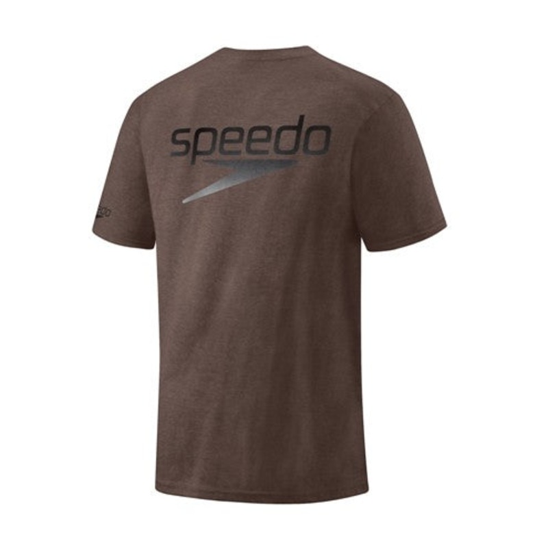 SPEEDO Male Back Stacked Logo Tee