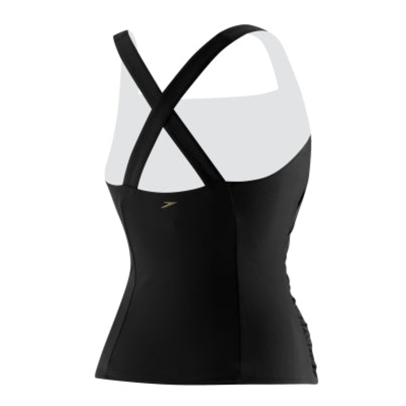 SPEEDO? Shirred Front Tankini (6, 10 Only)