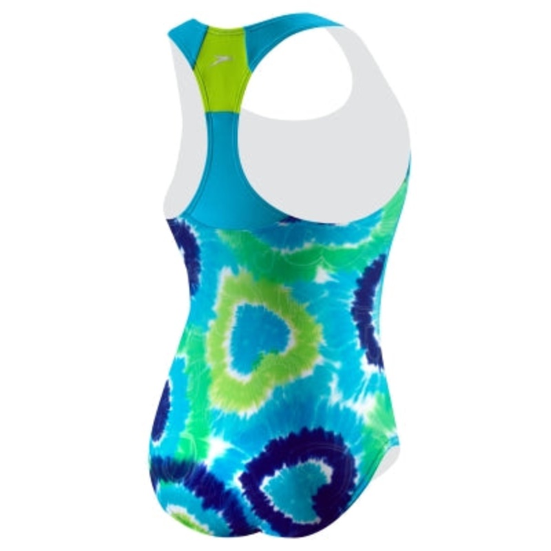 SPEEDO Tie Dye Love Sport Splice Racerback (7-16)