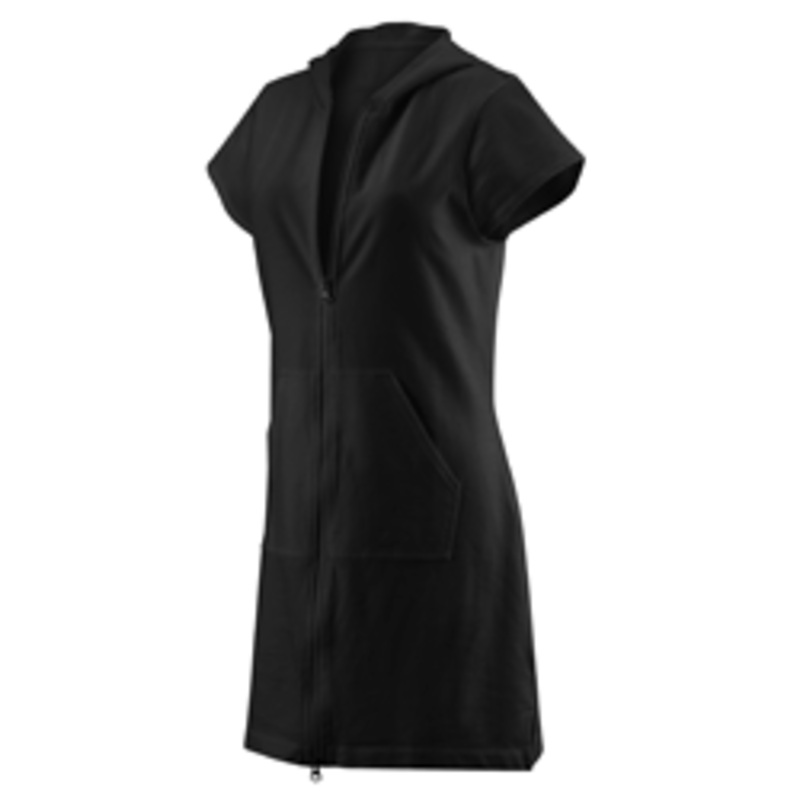 SPEEDO Hooded Zip Front Cover Up Dress