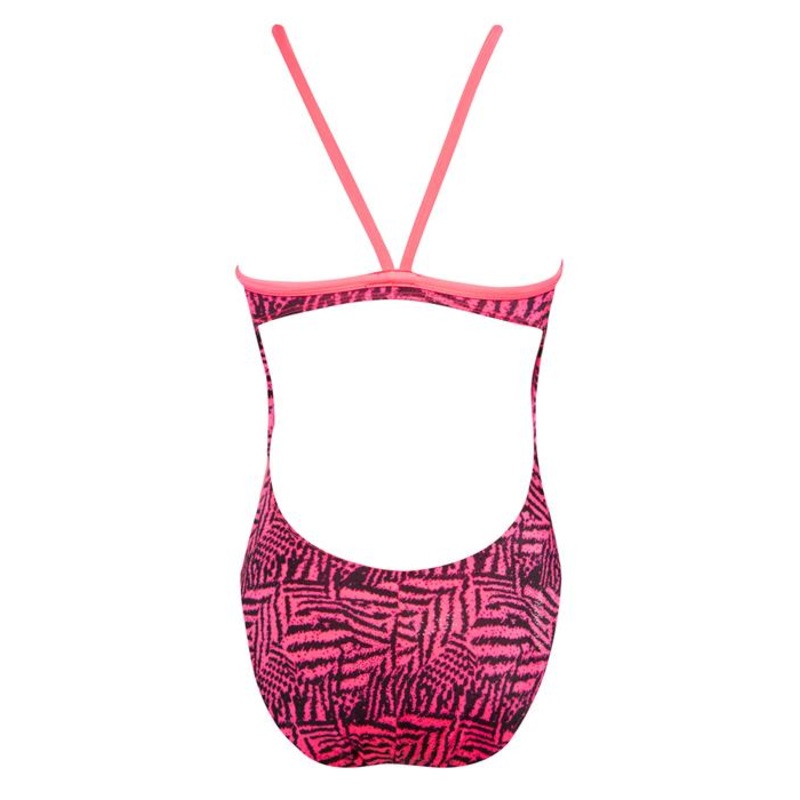 Women's Funnies Tiger Tribal Wing Back Swimsuit