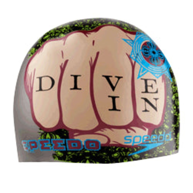 SPEEDO Brawler Silicone Swim Cap
