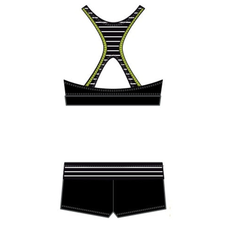 SPEEDO Stripe Boy Short Two Piece Set