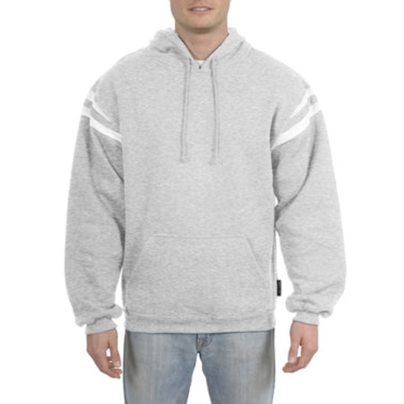 Sport-Tek - Pullover Hooded Sweatshirt with Mesh Arm Stripe.  F261