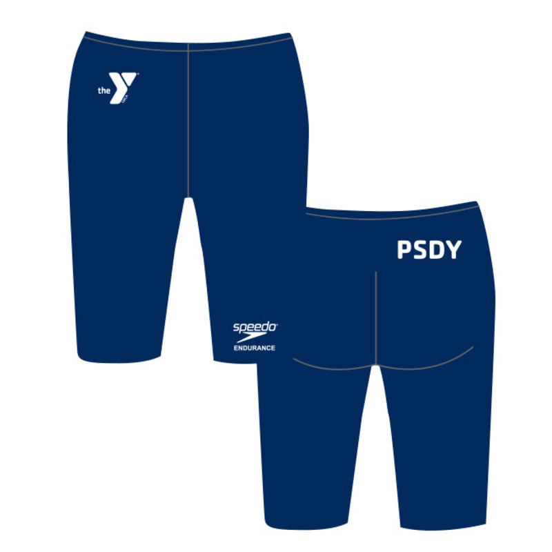 Darien YMCA_SPEEDO Male Solid Endurance+ Jammer Swimsuit -Adult
