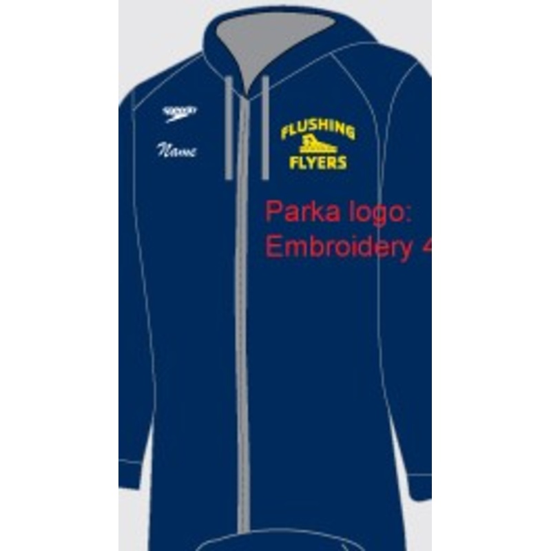 Flushing Flyers YMCA _SPEEDO Unisex Team Parka 2.0