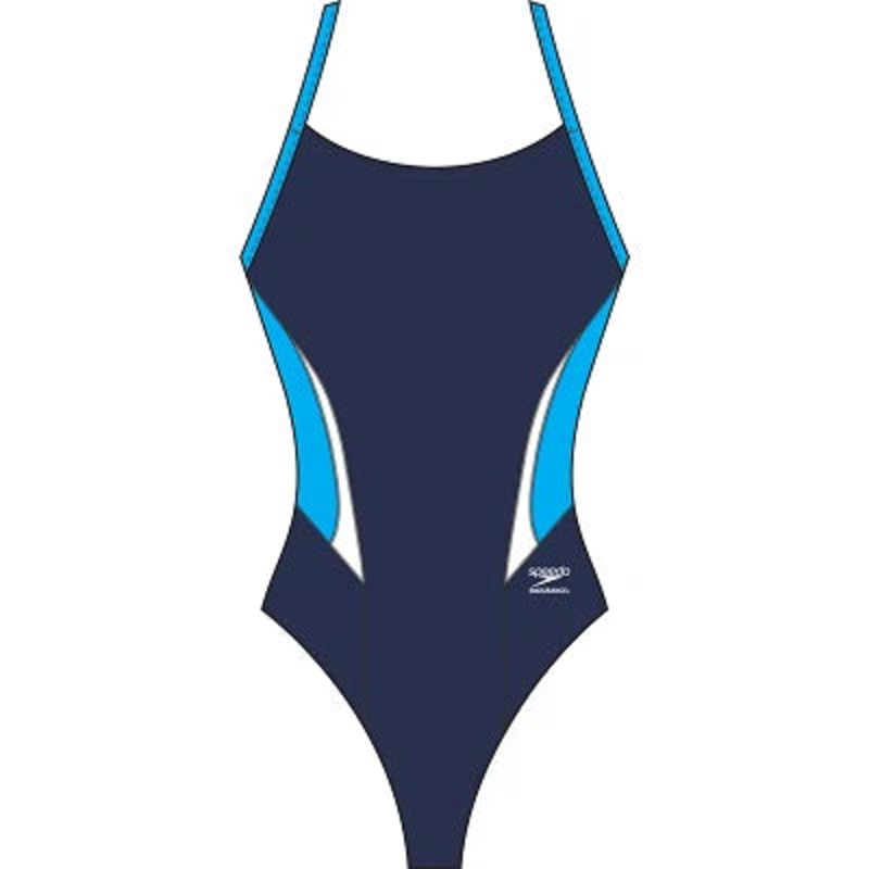 JERSEY GATOR SWIM CLUB -SPEEDO Edge Splice Crossback One Piece
