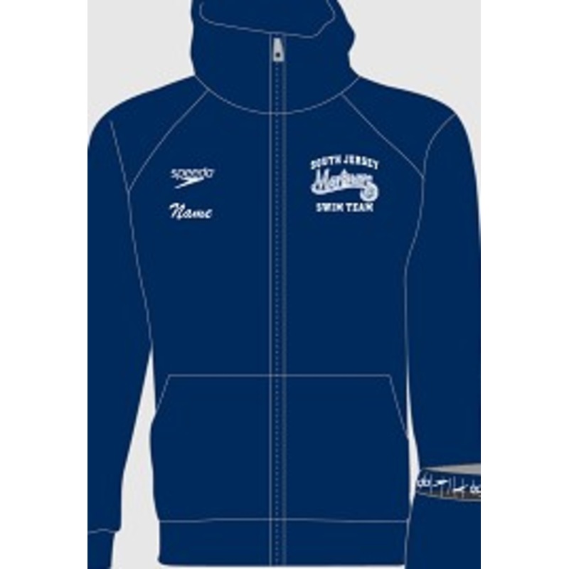 South Jersey Mariners _SPEEDO Female  Hooded Warm Up Jacket