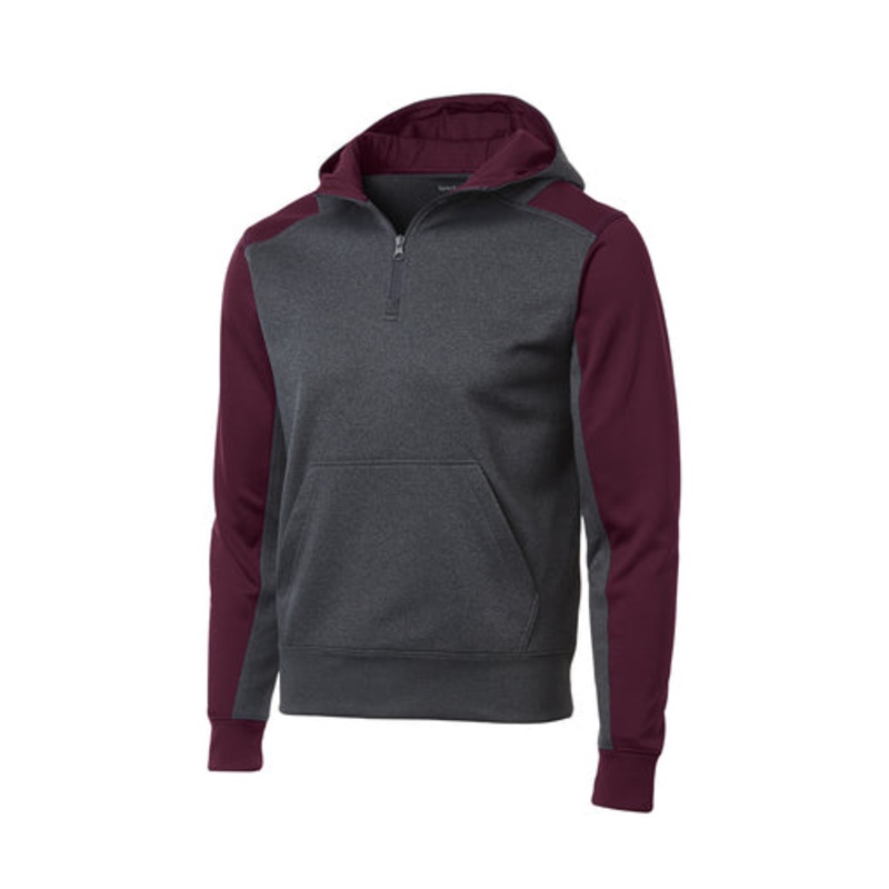 Sport-Tek Mens Colorblock  ZIP HOODIE