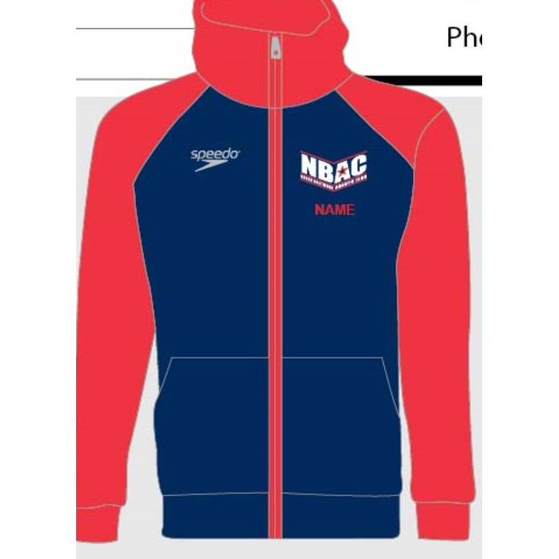 North Baltimore Aquatic Club- SPEEDO Adult Hooded Warm-Up Jacket - Youth