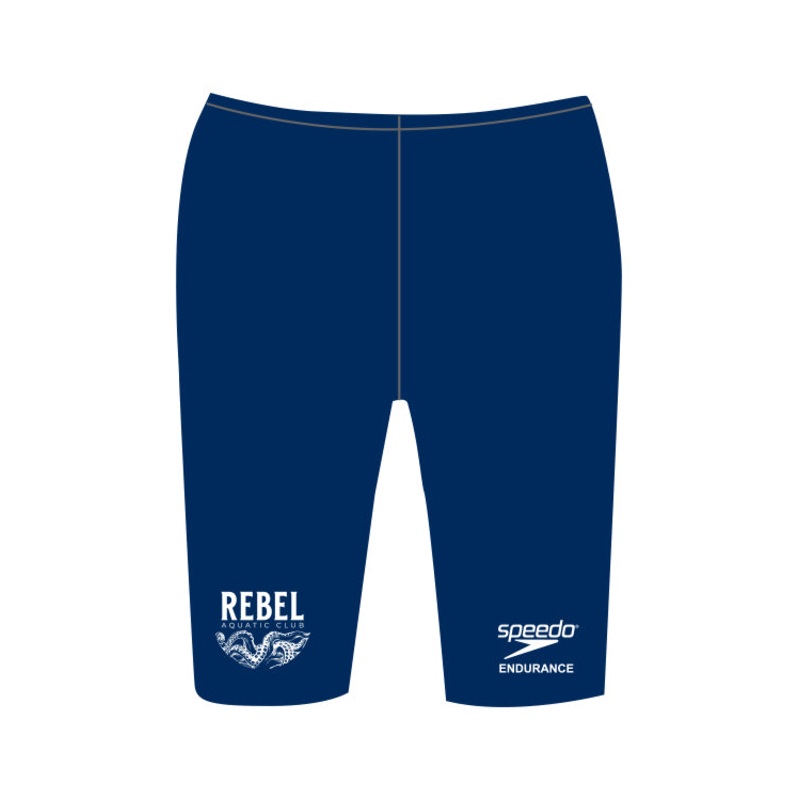 Rebel Aquatic Club - SPEEDO Male Solid Endurance+ Jammer Swimsuit -Youth