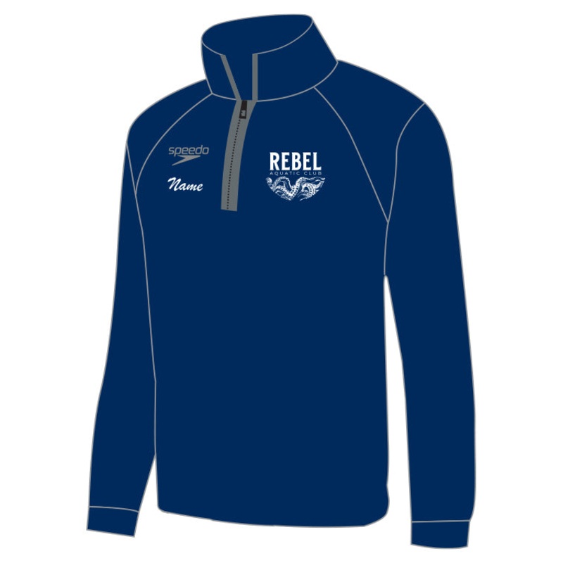Rebel Aquatic Club - Speedo UNISEX Fleece 1/4 ZIP