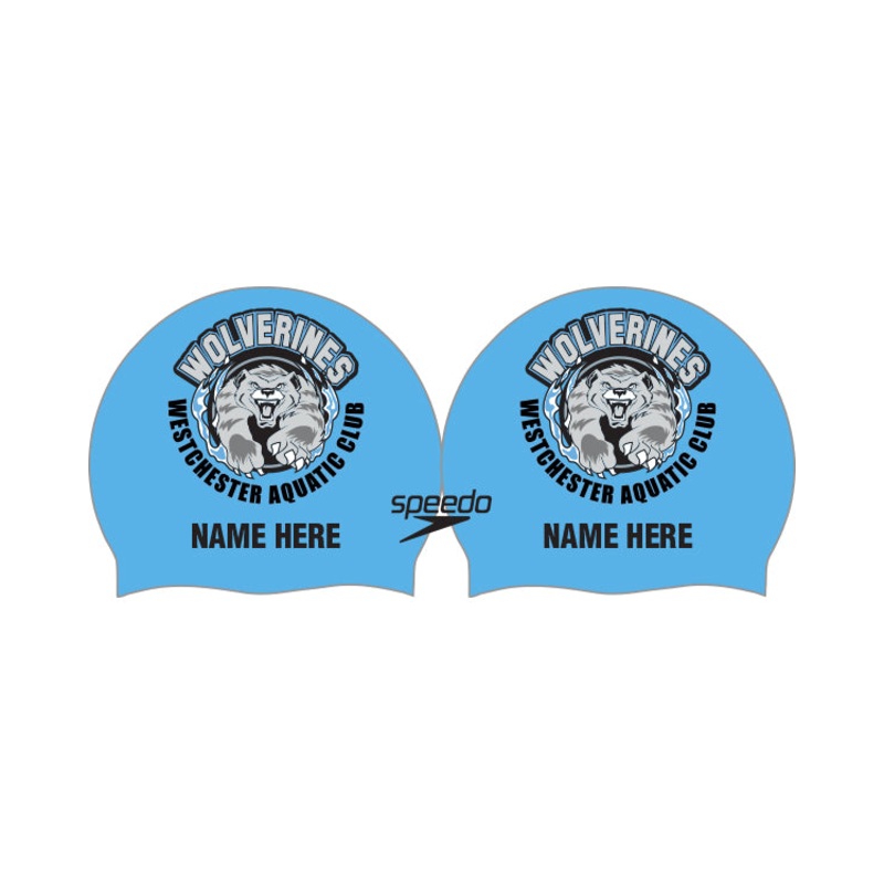 Westchester Aquatic Club - Personallized Silicone Swim Cap