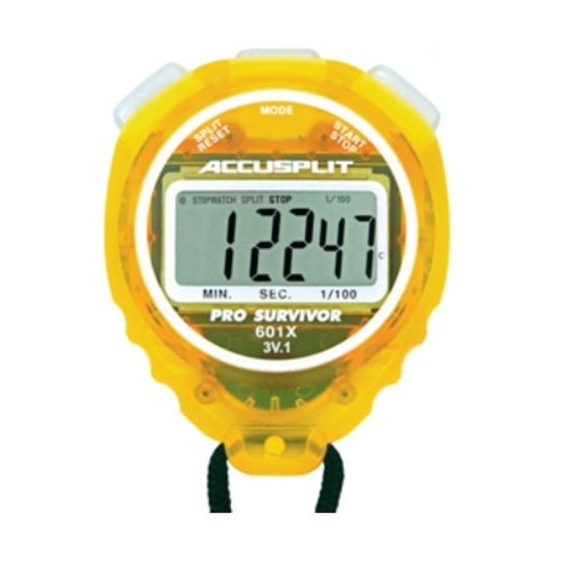 ACCUSPLIT Pro Survivor Stopwatch with Lemon (translucent yellow) Case