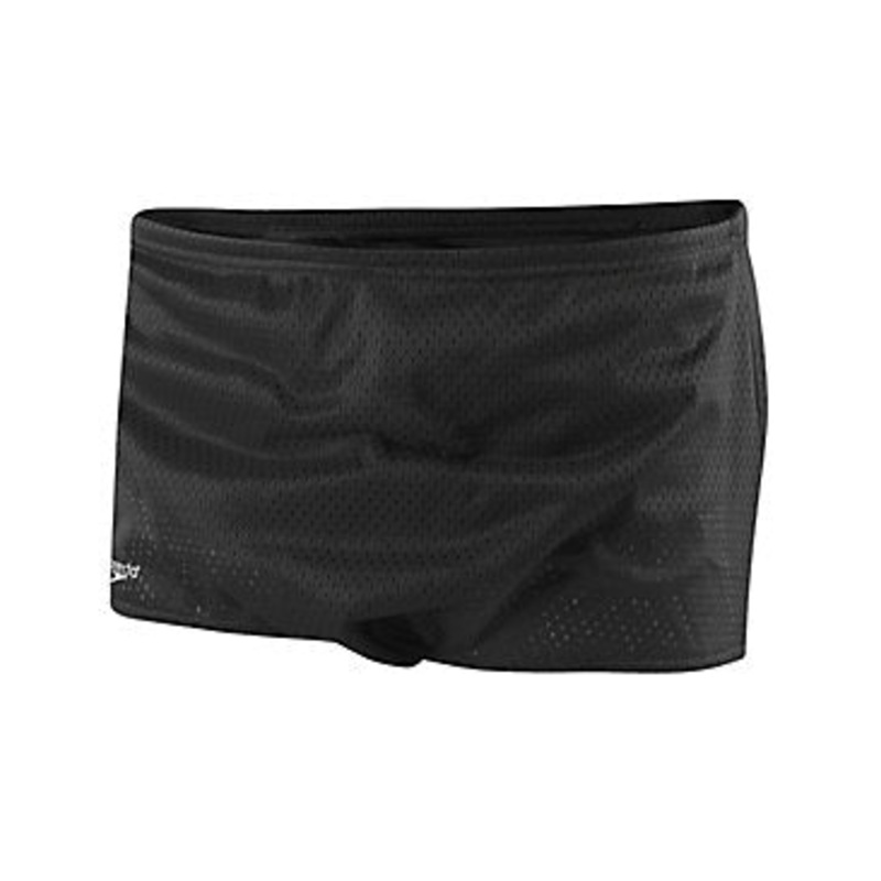 Central Queens AQUAFLAMES - SPEEDO Male Solid Polymesh Training Swimsuit