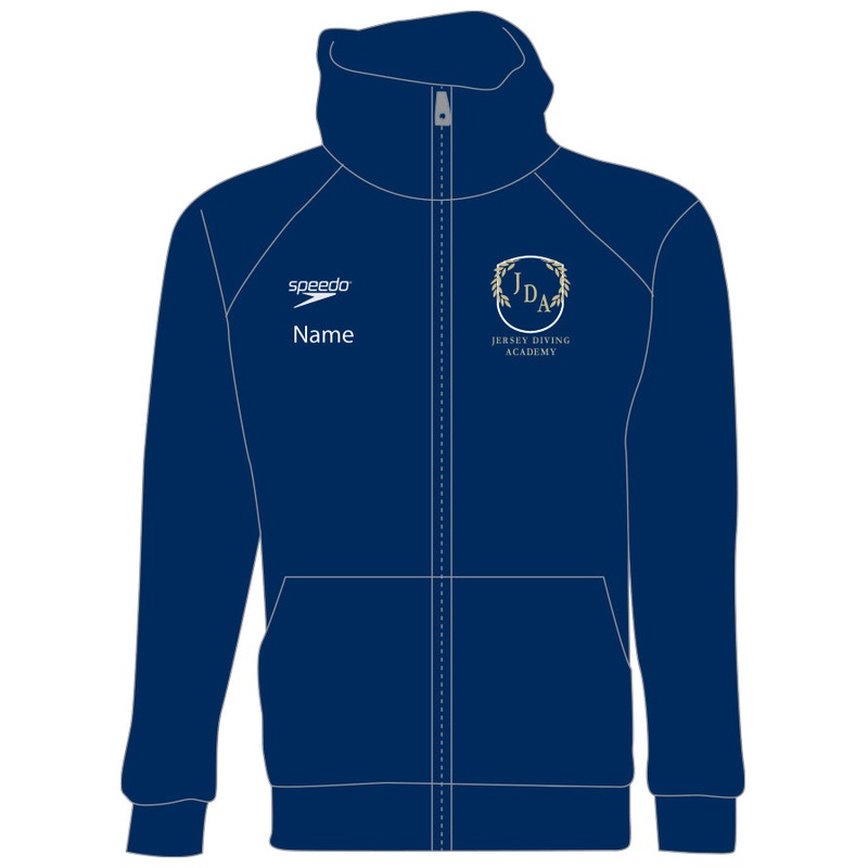 Jersey Diving Academy _SPEEDO Adult Hooded Warm Up Jacket  Female