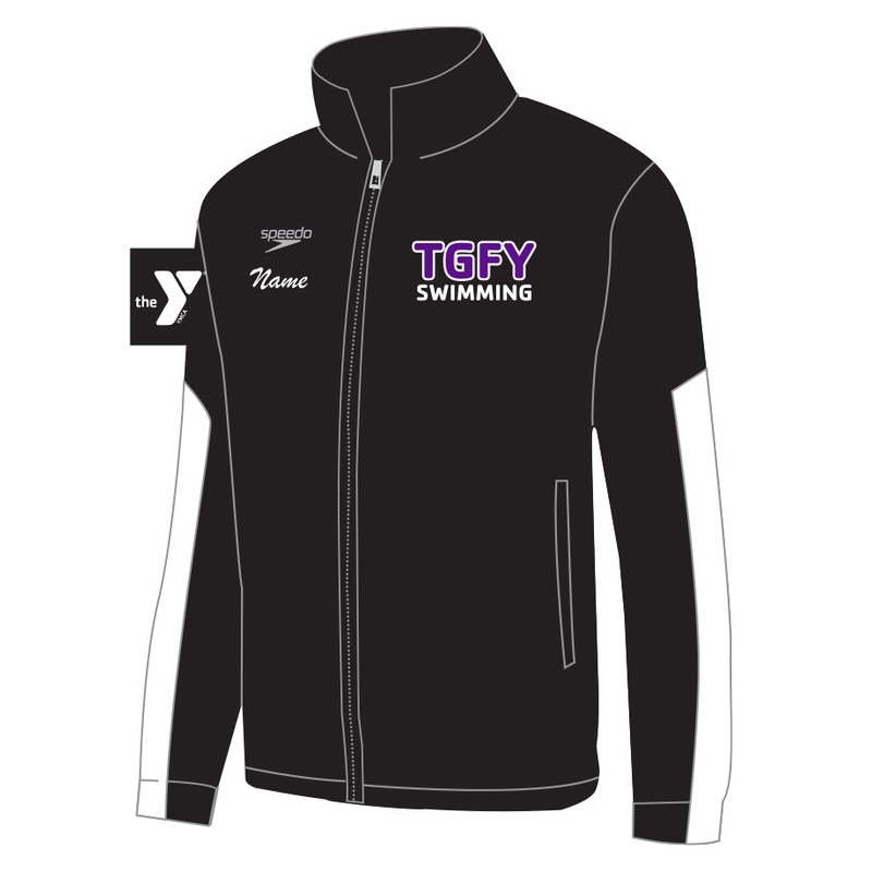 THE GATEWAY FAMILY YMCA _SPEEDO Youth Edge Team Warm Up Jacket