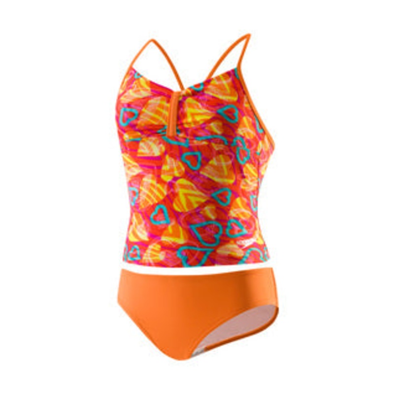 SPEEDO Girls Dynamic Love Cinch Front 2PC (7-16)