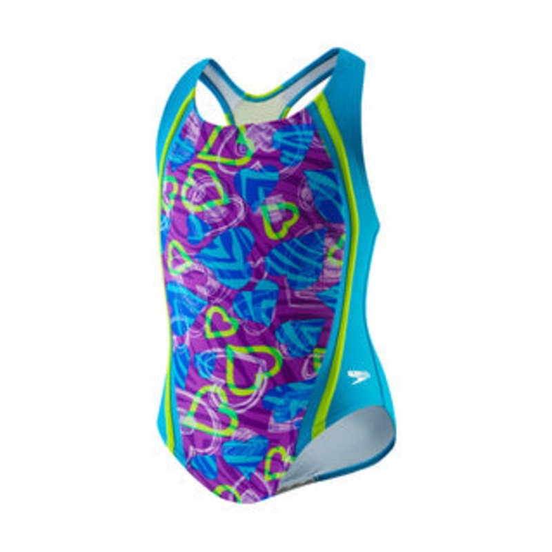 SPEEDO Girls Dynamic Love Sport Splice 4-6X