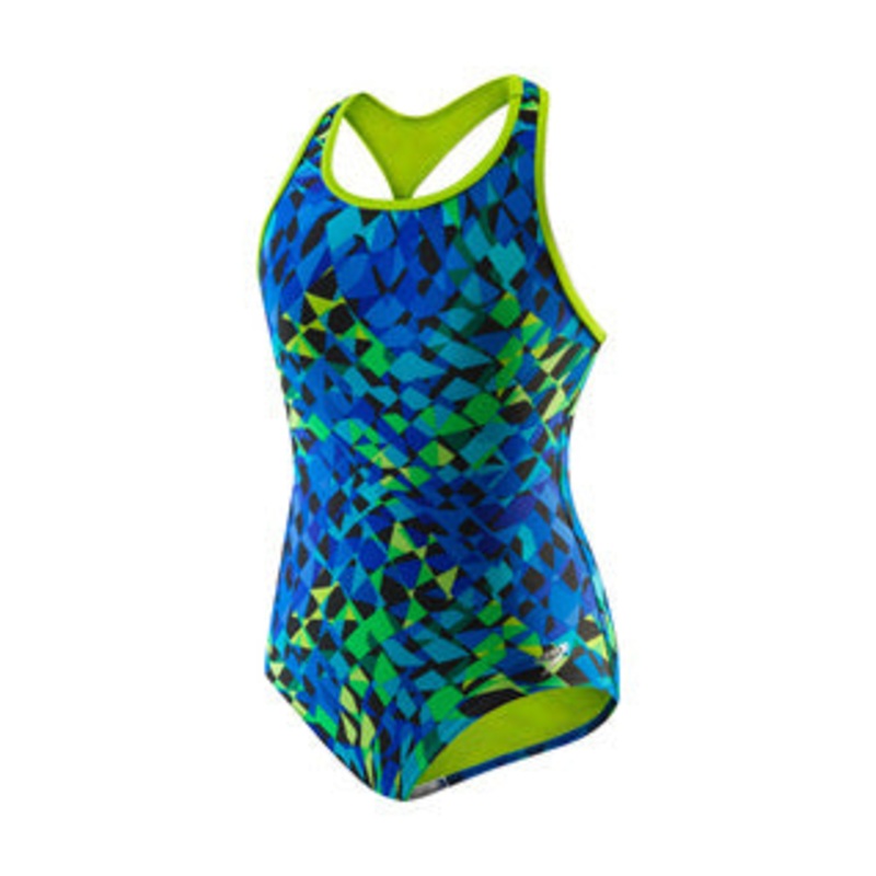 SPEEDO Girls Spectrum Split Keyhole (12, 14 Only)