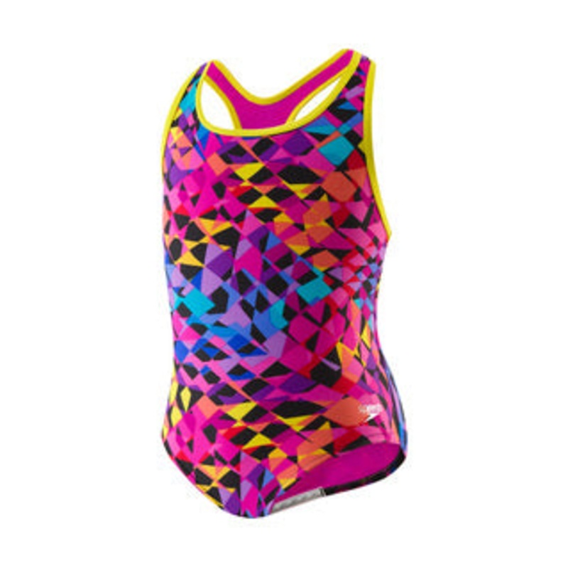 SPEEDO Girls Spectrum Split Keyhole 4-6X