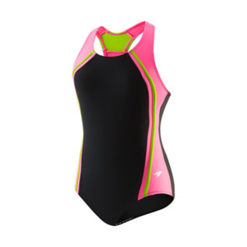 SPEEDO Girls Sport Splice with Shelf Bra