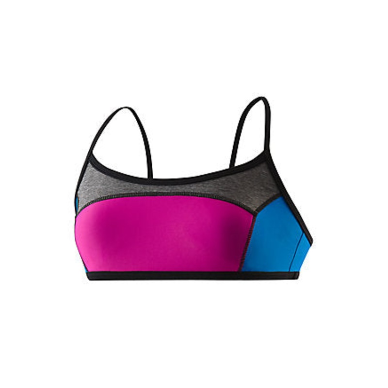 SPEEDO Heather Color Blocked Top
