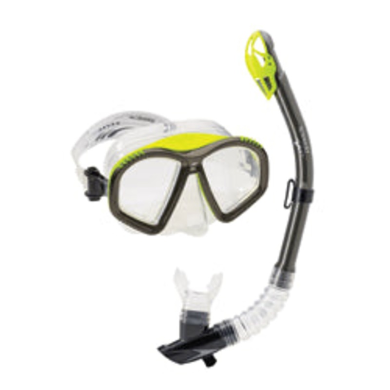 SPEEDO Hydroflight Mask/Dry Top Snorkel Set