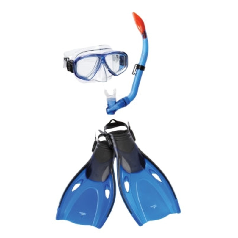 SPEEDO Jr./Youth Adventure Mask/Snorkel/Fin Set