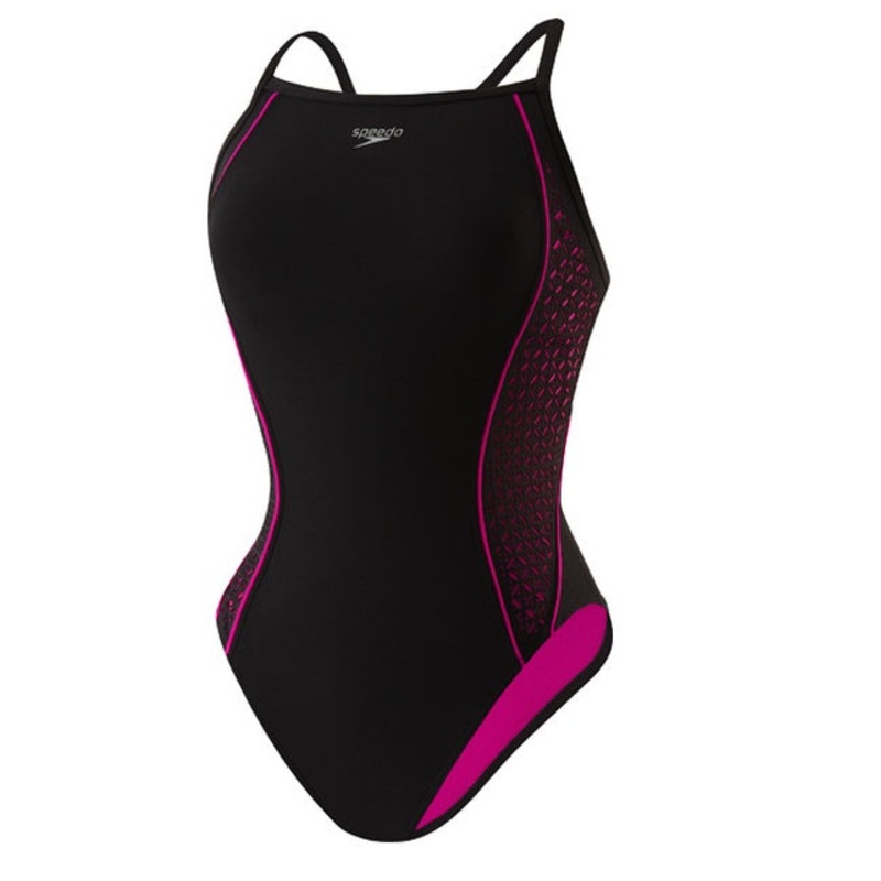 SPEEDO Laser Cut Clip Back One Piece Swimsuit - Endurance Lite