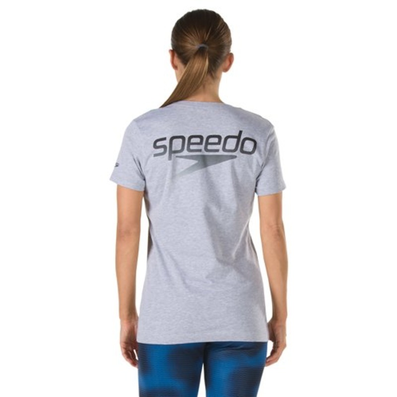 SPEEDO Women's Back Stacked Logo Tee