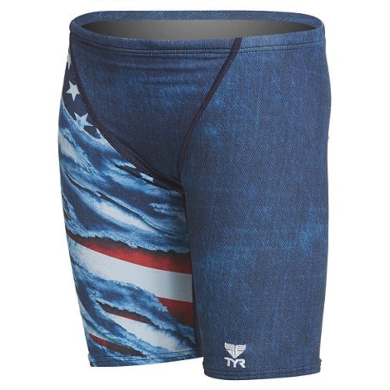 TYR Boys' Live Free All Over Jammer Swimsuit