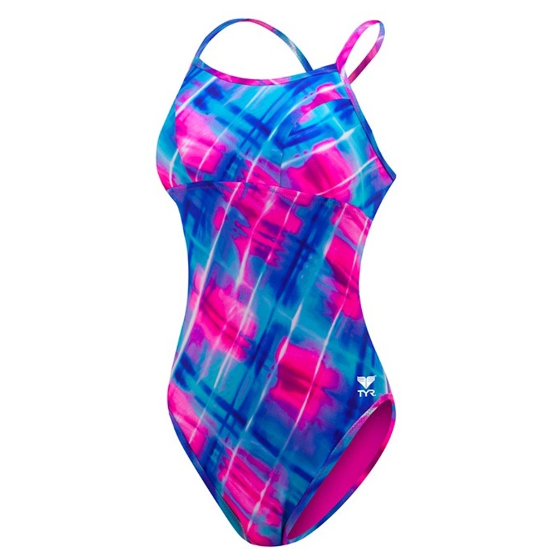 TYR Female Baja Plaid Reversible Diamondfit w/ Cups (S, L Only)