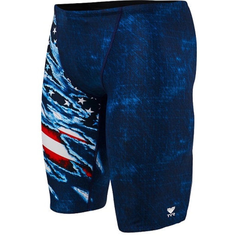 TYR Men's Live Free All Over Jammer Swimsuit