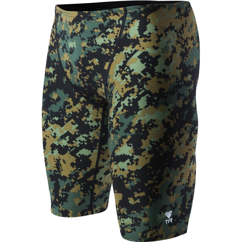 TYR Men's Training Digi All Over Jammer Swimsuit