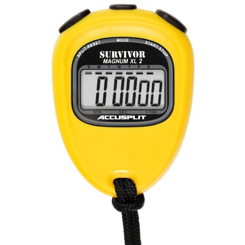 ACCUSPLIT SX Survivor Series Stopwatch with Yellow Case