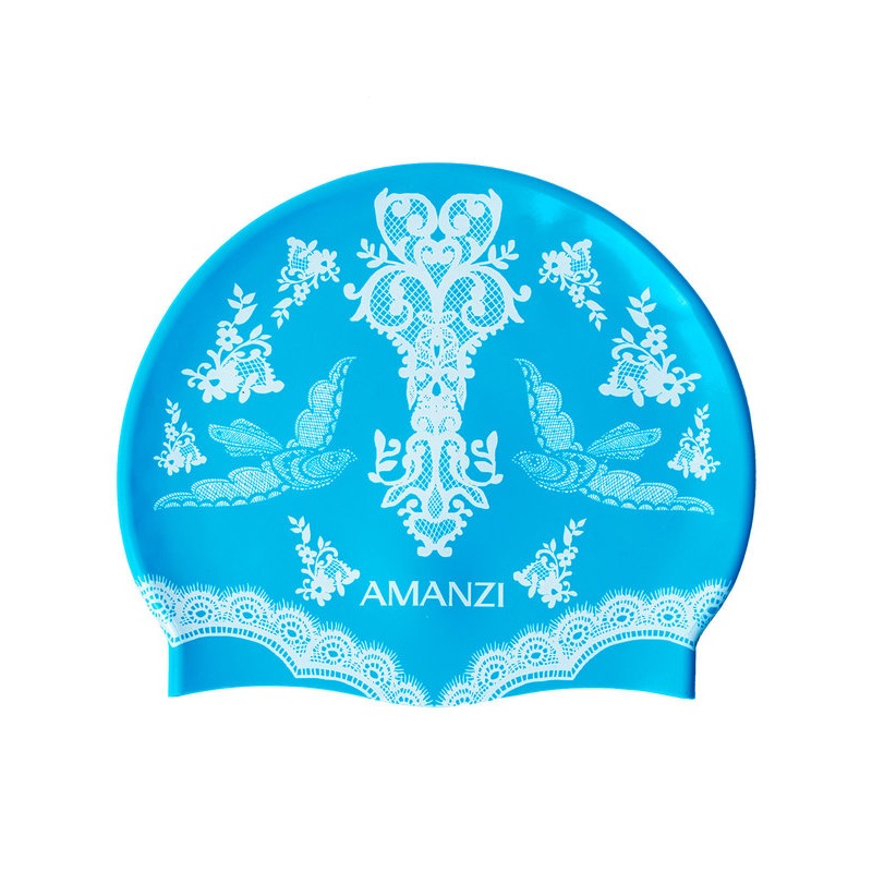 Amanzi Bluebirds Silicone Swim Cap