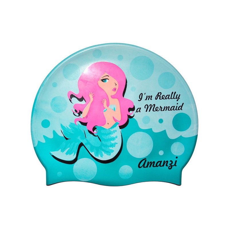 Amanzi Mermaid Silicone Swim Cap