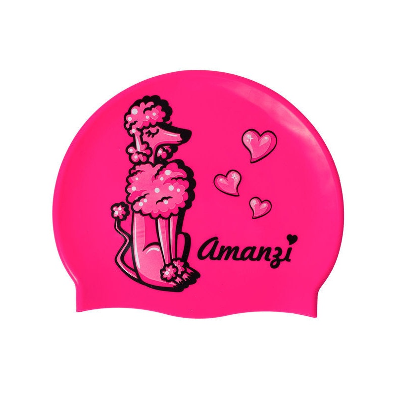Amanzi Puppy Love Silicone Swim Cap